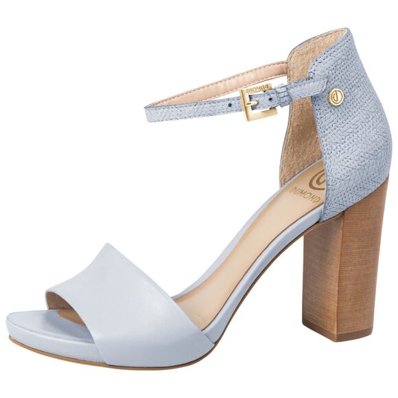 Heeled Sandal Blue Sky - Dumond - Picture 1 of 1